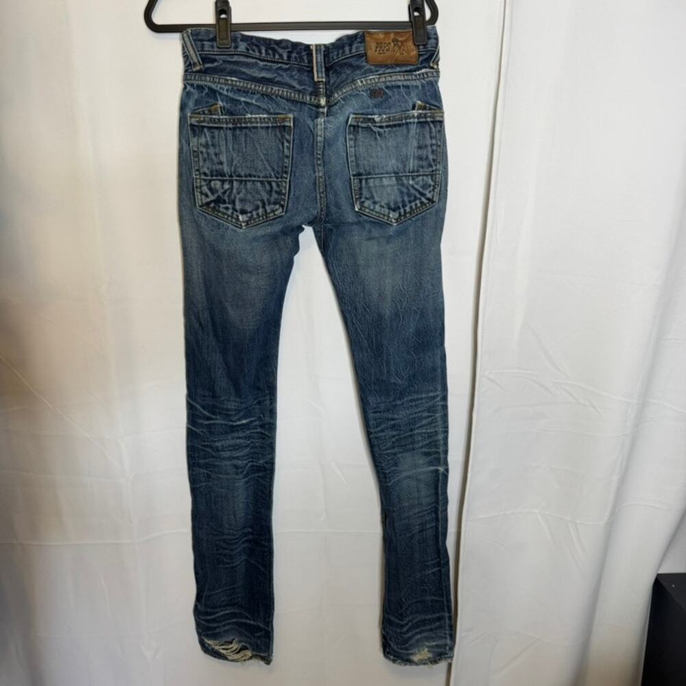 Prps Selvedge Distressed Camo Patch Button Fly Je… - image 3